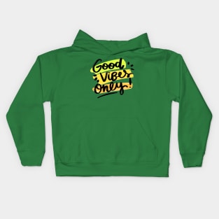 Good Vibes Only Design Kids Hoodie